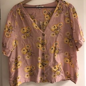 Pink Madewell blouse